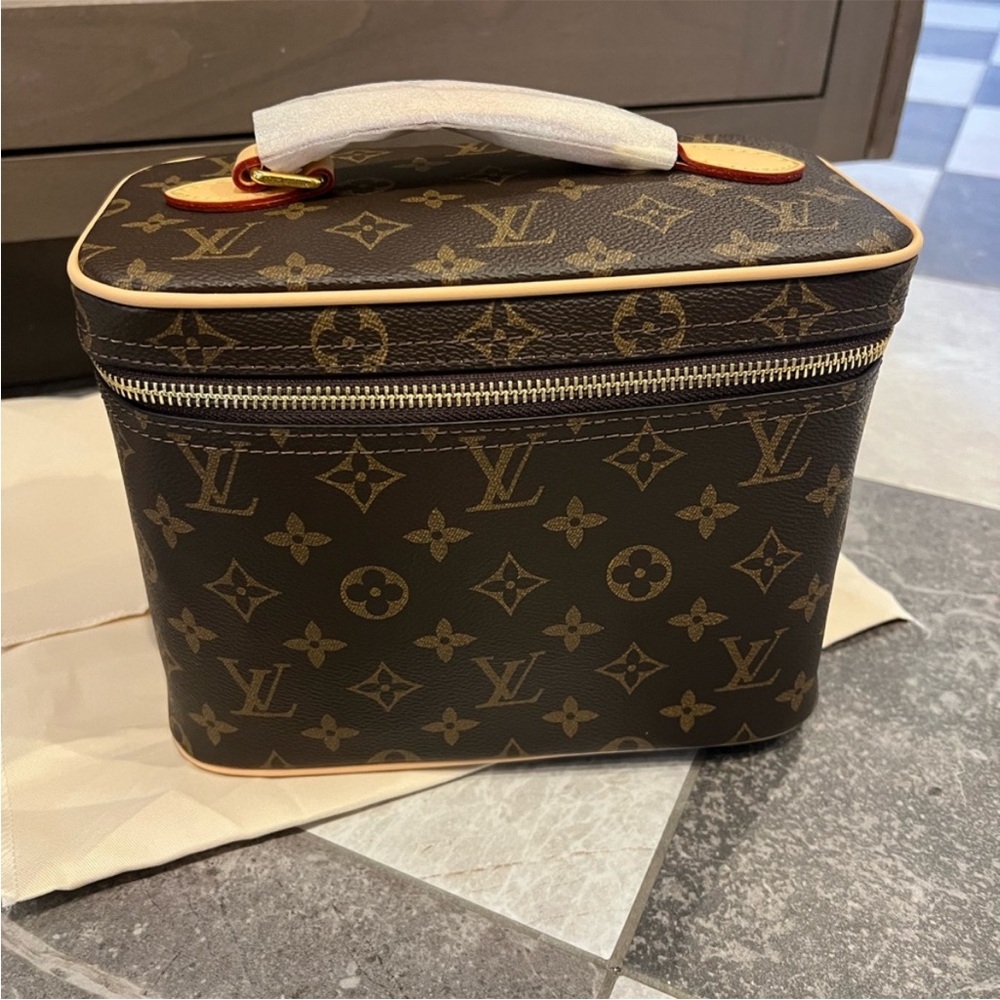 Louis Vuitton Monogram Brown and Tan Vanity Bag